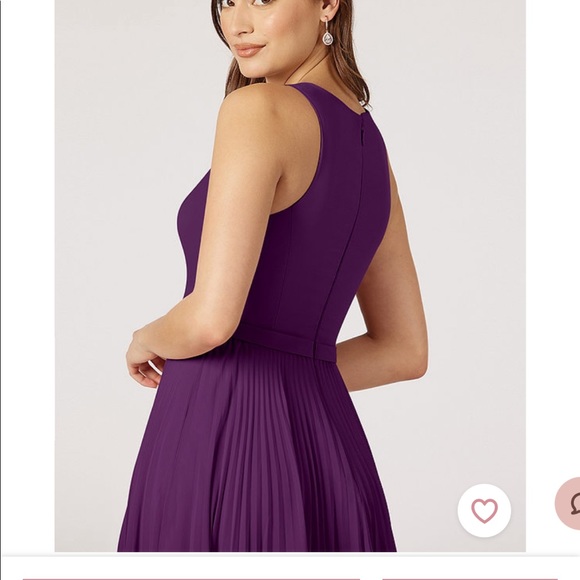 Azazie Lindie in Grape - Picture 6 of 7